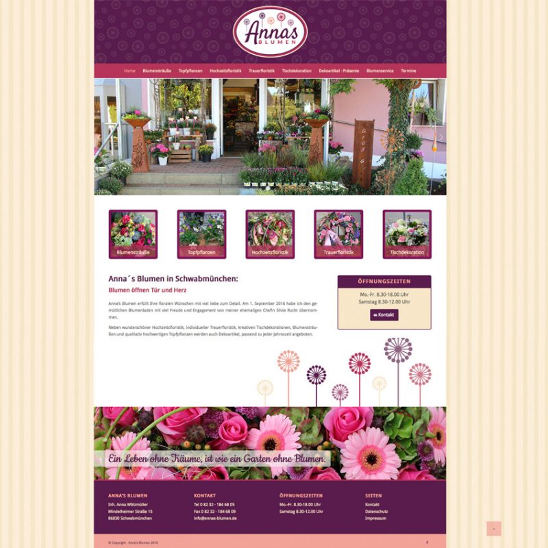 Webseitendesign mit CMS