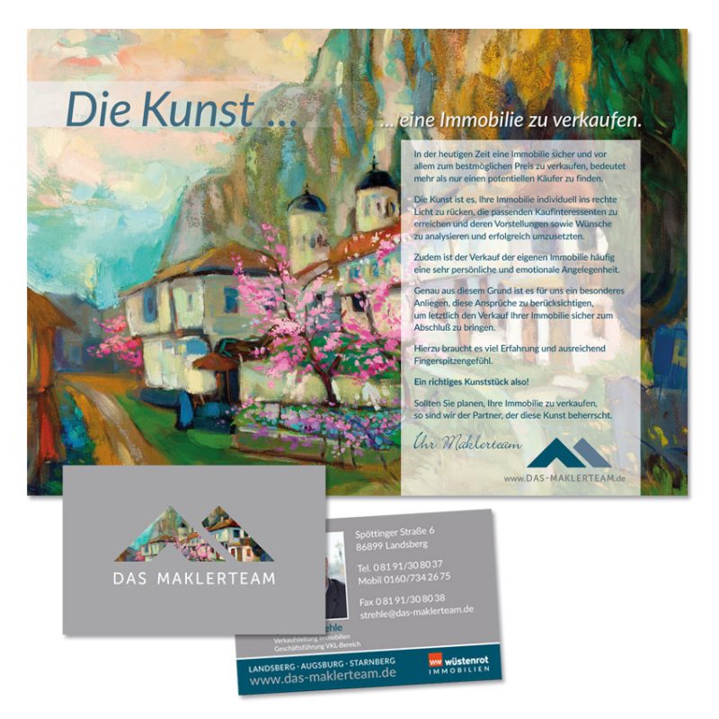 Werbedrucksachen, Visitenkarten, Plakate