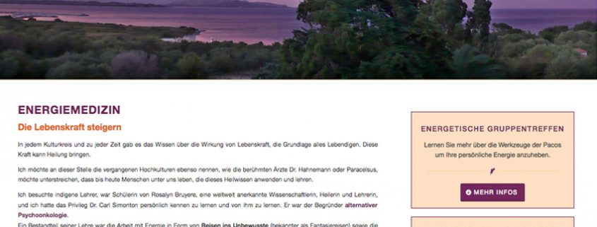 Internetseite für Heilpraktikerin München