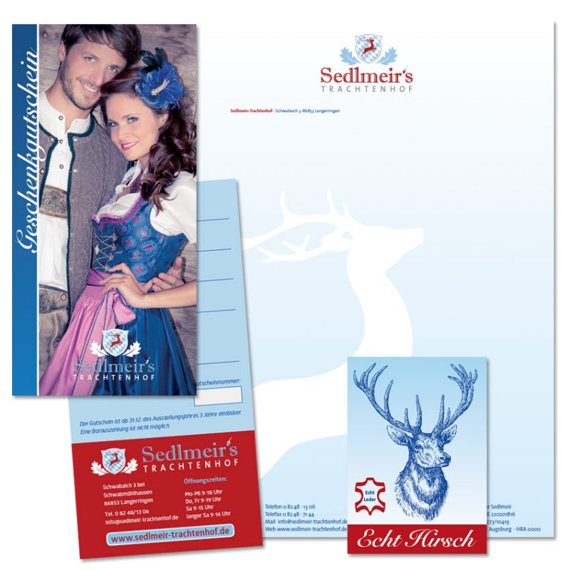 Grafikdesign Layout von Drucksachen