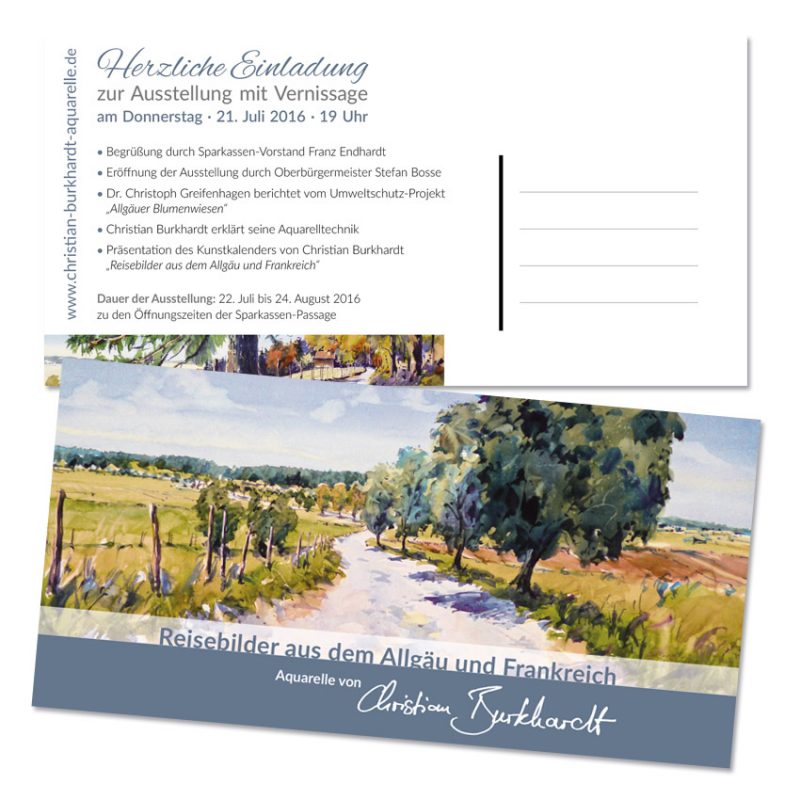 Postkarten Einladungen