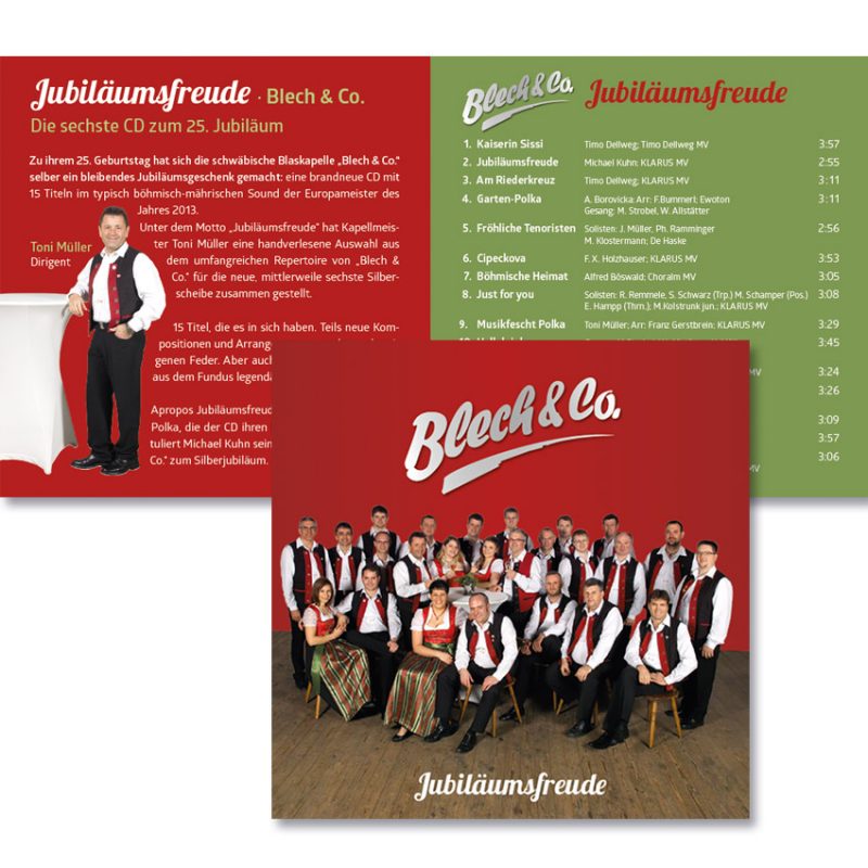 Grafikdesign CD Cover, Booklets, Digipacks