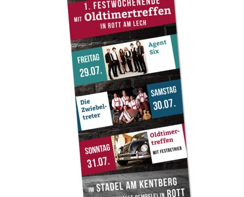 Gestaltung Flyer Plakate Veranstaltungen