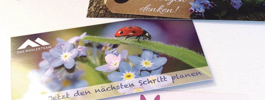 Gestaltung von Postkarten Landsberg, Igling