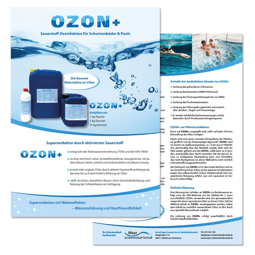 ozon+ Flyergestaltung