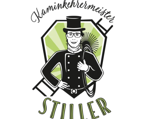 Kaminkehrer Stiller, Logodesign nach Fotovorlage